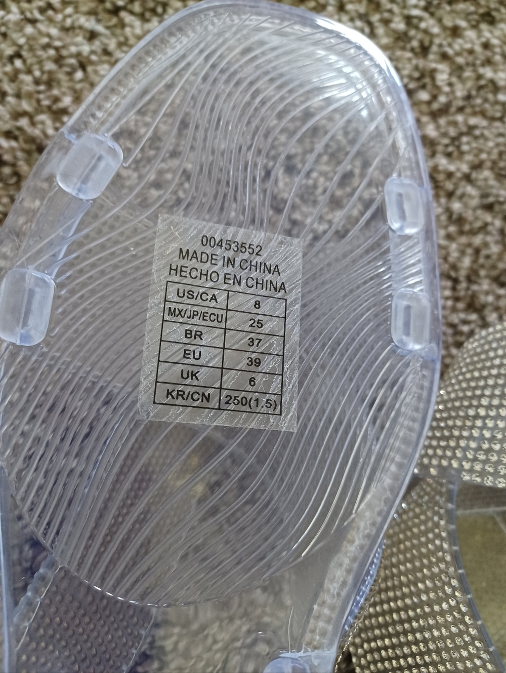 Silver Rhinestone Slide Sandals - Forever 21 - Picture 8 of 8